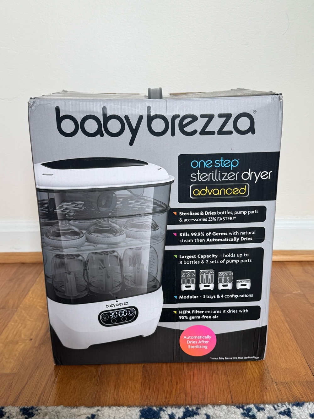 Baby Brezza One Step Sterilizer Dryer Advanced - White
